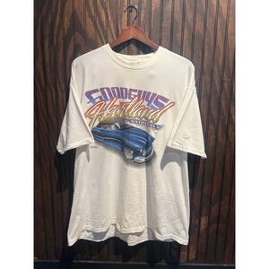 Vintage Goodguys Heartland Nationals Des Moines Iowa Car Show Graphic T-Shirt XL